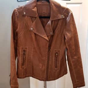 Max Studio Faux Leather Jacket